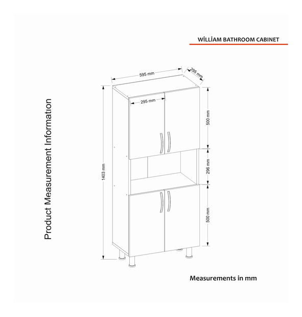Koupelnová skříňka Willy (travertin)