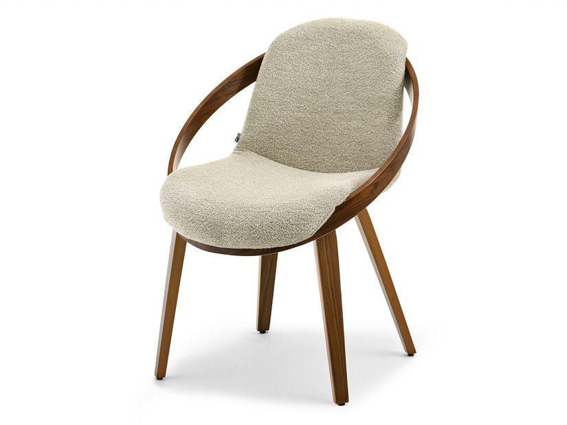 Židle Lila K (béžová + ořech)