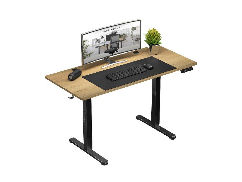 Elektricky nastavitelný PC stolek Legend 7.0 (černá + dřevo)