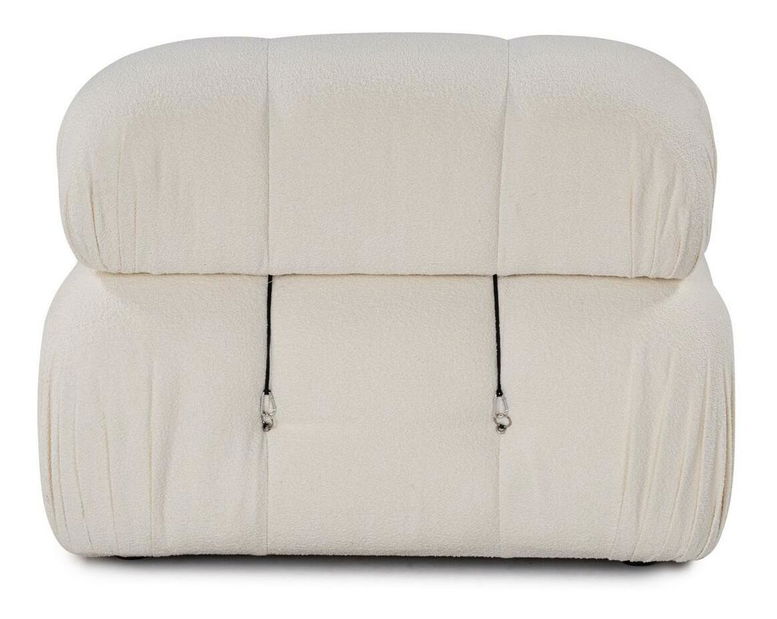 Křeslo Bubel (bílá) (L)