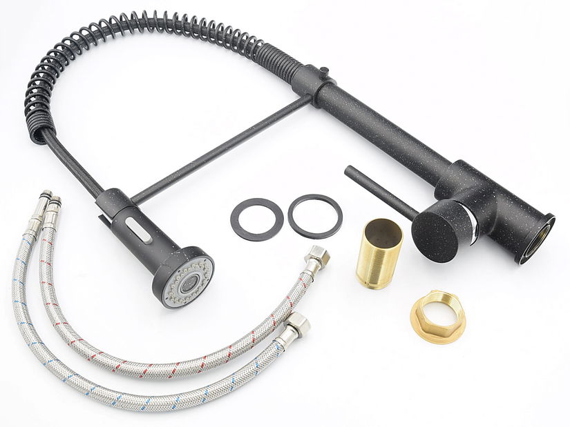 Vodovodní baterie Siriel (černá + textura)