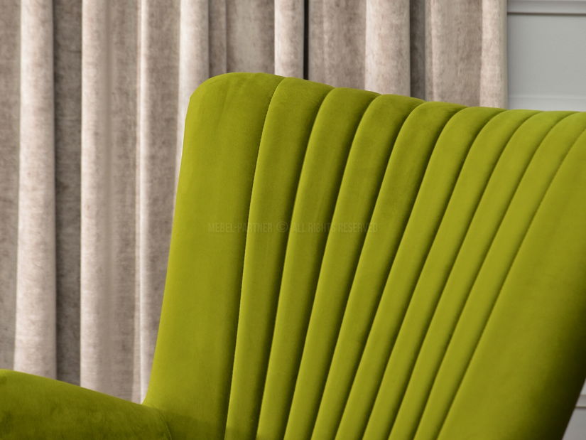 Designové křeslo Lanzaris (zlatá)