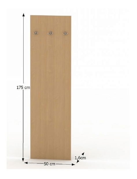 Věšákový panel Asista AS 030 buk