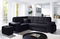 Rohová sedací souprava Wan (černá) (L)