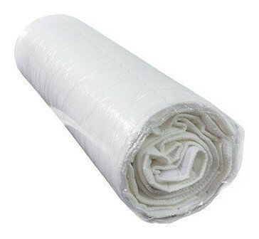 Manželská postel 200 cm Mirjan Dory (modrá) (s roštem, matrací a úl. prostorem)