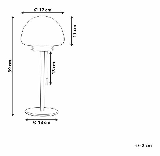 Stolní lampa Morza (zlatá)