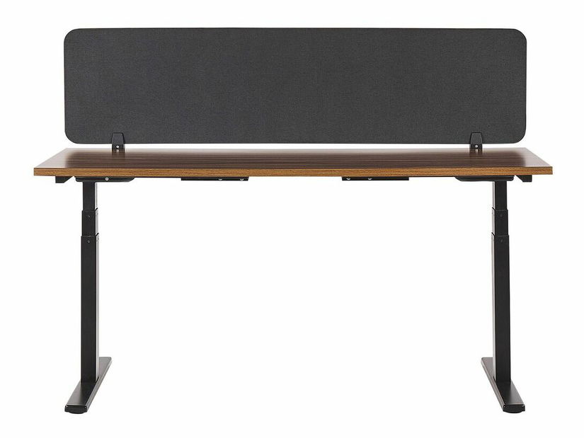 Přepážka na pracovní stůl 130x40 cm Whitley (tmavě šedá)