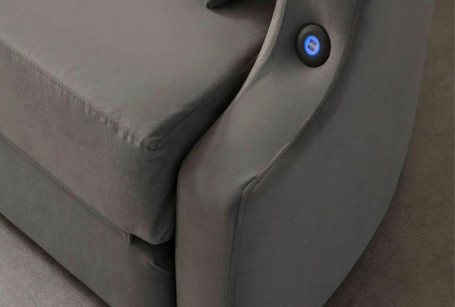 Rozkládací pohovka Clasy (šedá)