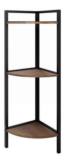 Regál Curych (černá + hnědá) *bazar