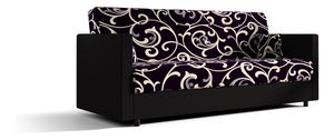 Pohovka třísedačka Momentum (černá + béžová)