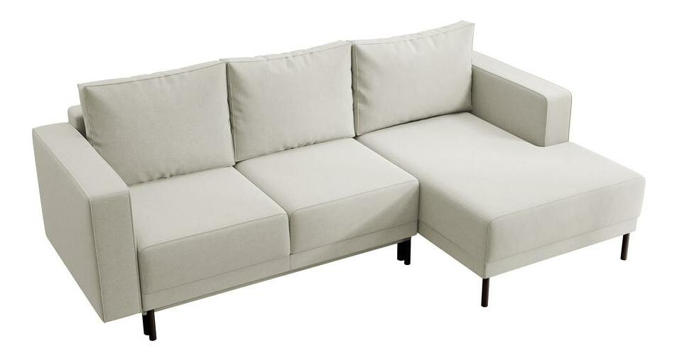 Rohová sedací souprava Rodriguez mini (P) (béžová + černá)