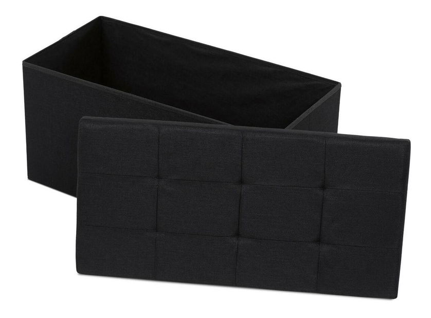 Taburetka Tuvimos (černá) (s úl. prostorem)