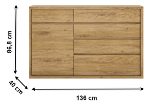 Komoda Sygrin Typ 42 (dub shetland)