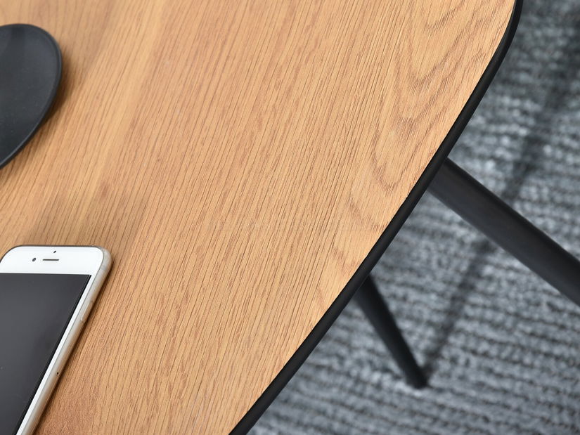 Konferenční stolek Rossi Zest Xl (dub + černá)