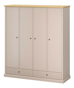 Šatní skříň Indices 2 (taupe + dub kamenný)