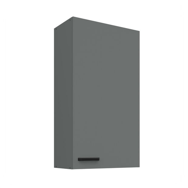 Horní kuchyňská skříňka Nesia 60 G-108 1F (korpus: antracit + fronta: antracit)