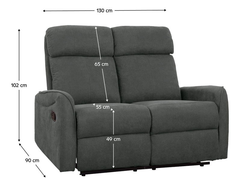 Sedací sestava 3+2+1 Fotron (tmavě šedá) 