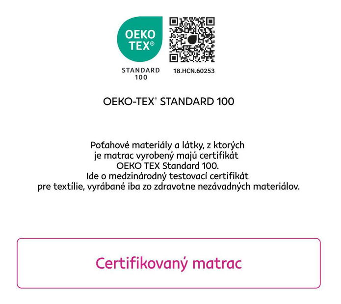 Pěnová matrace 195x90 cm Viento (T3)