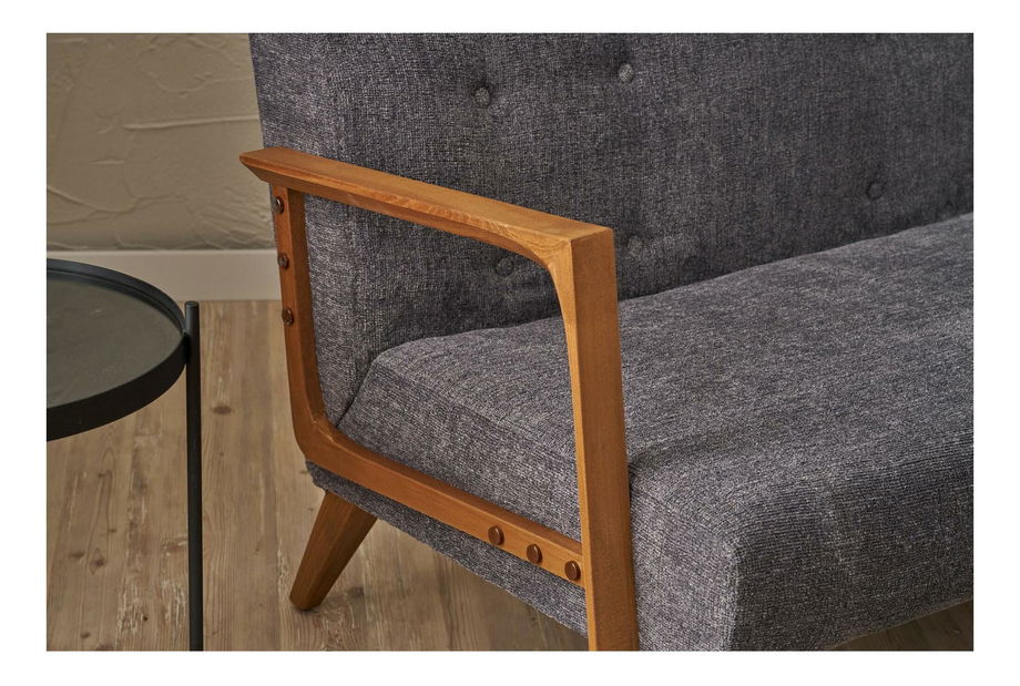 Pohovka dvousedačka Kramer (šedá)