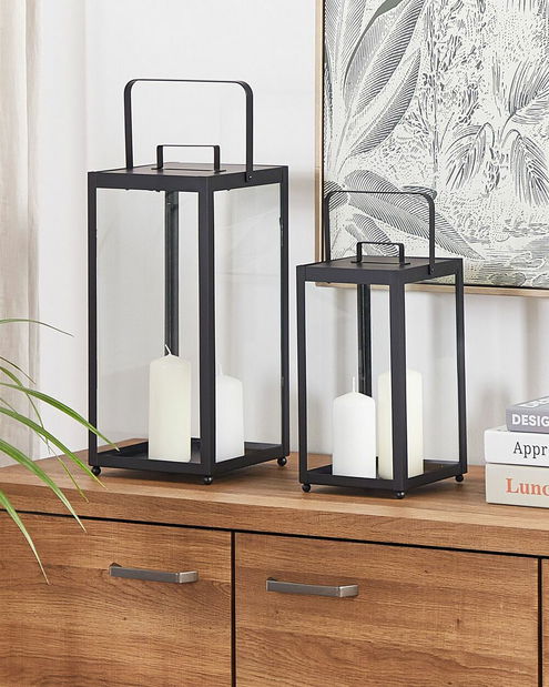 Svícen 41 cm Lepza (černá)