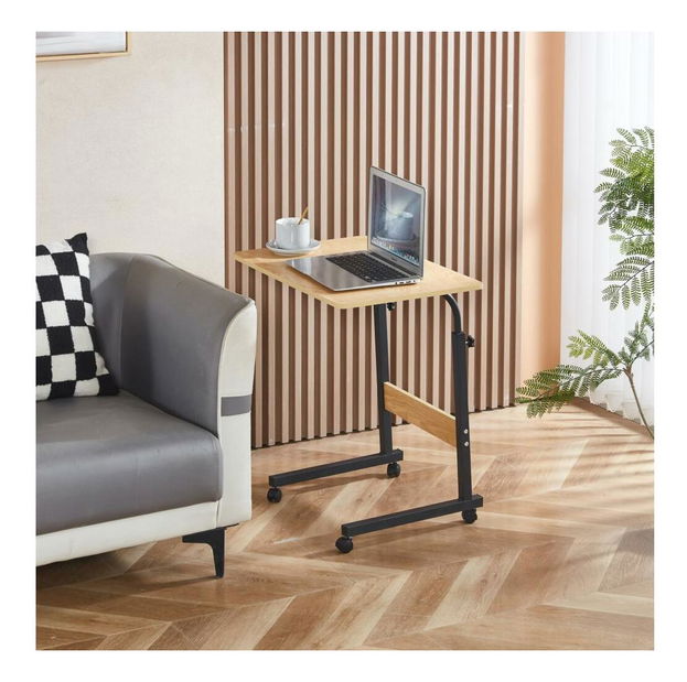 PC stolek Justicia (dub + černá)