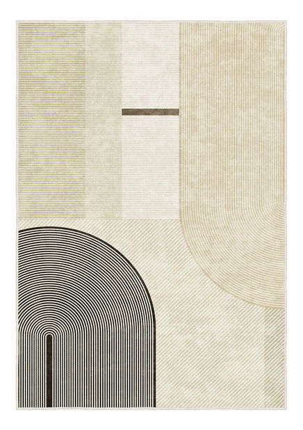 Koberec 160 x 230 cm Infence 12 (hnědá + šedá)