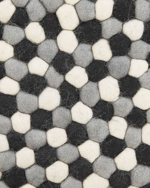 Koberec 140 cm PAKKU (černá)