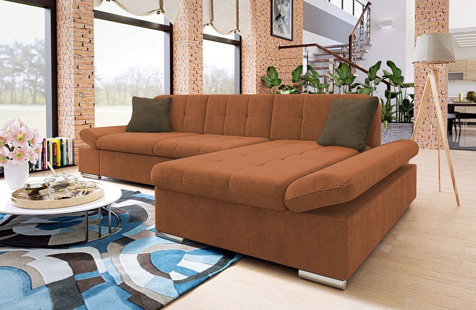 Rohová sedací souprava Makalu (grafit)