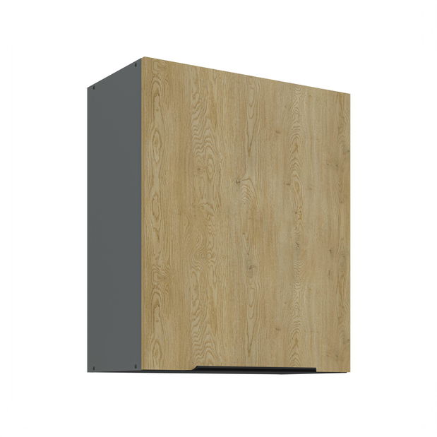 Horní kuchyňská skříňka Carminia 60 G-72 1F (dub cremona + antracit)