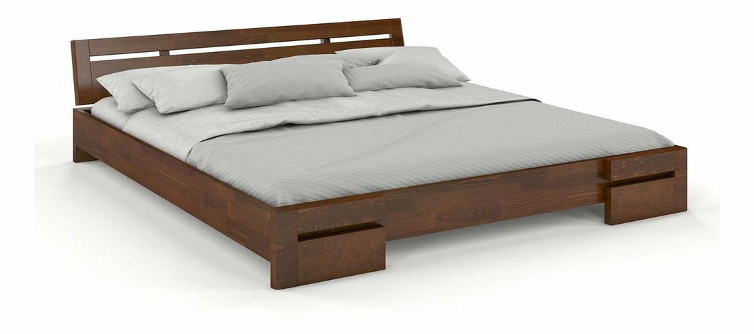 Manželská postel 180 cm Naturlig Bokeskogen (borovice)