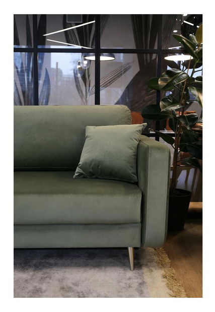 Pohovka třísedačka Vallera (olivová)