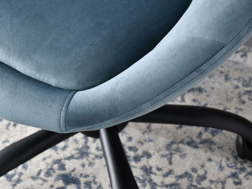 Křeslo Lush 4 (modrá + černá)