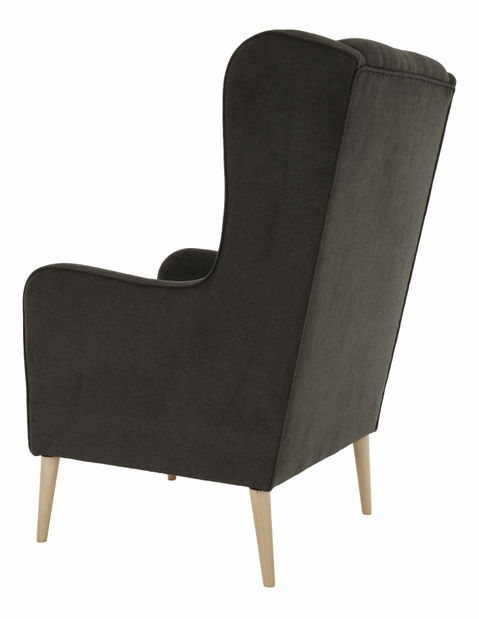 Křeslo ušák Brius (hnědá)