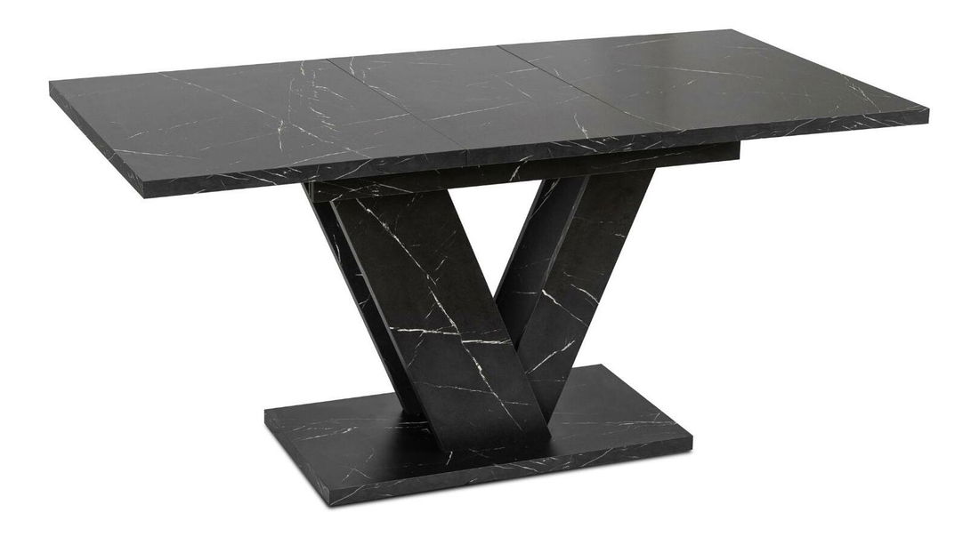 Jídelní set Comienzos (mramor černý + béžová) (pro 4 osoby)