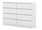 Komoda Maya S8 (bílá)
