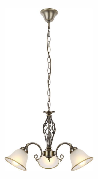 Lustry klasické Odin 60208-3 (stará mosaz + satinovaná)