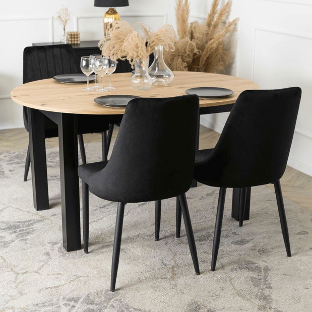 Jídelní židle Boquete (černá)