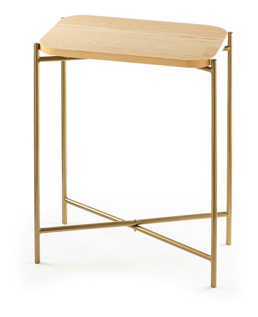 Konferenční stolek Museli 1 (zlatá + přírodní)