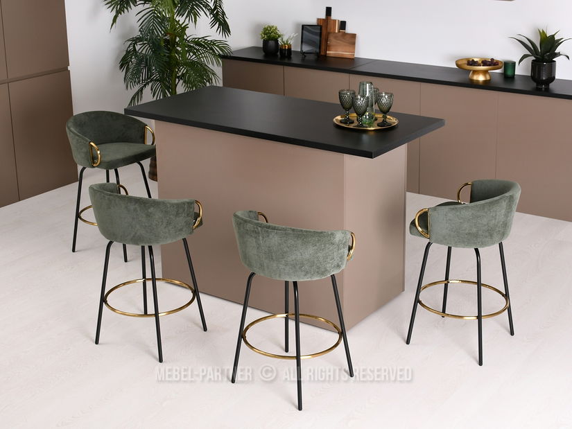 Židle Carma H (zelená + černá)