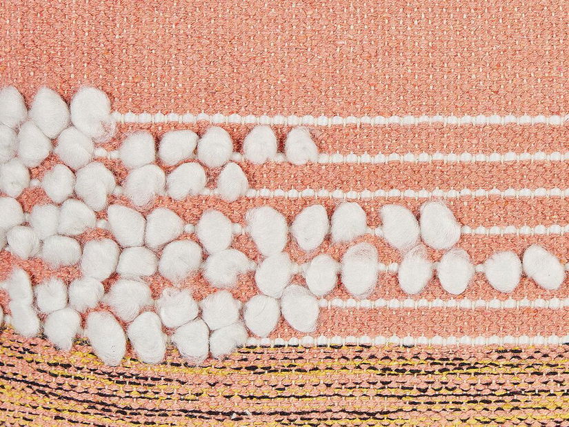 Sada 2 ozdobných polštářů 45 x 45 cm Deuta (oranžová)