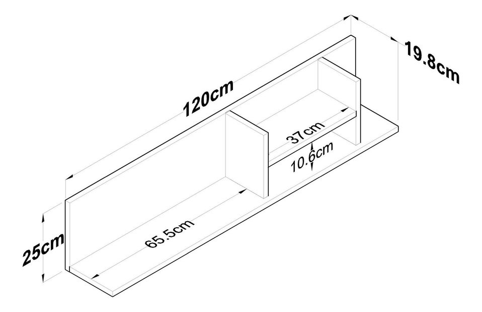 Police Navope 3 (bílá + ořech)