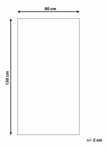 Koberec 80 x 150 cm Hayie (oranžová)