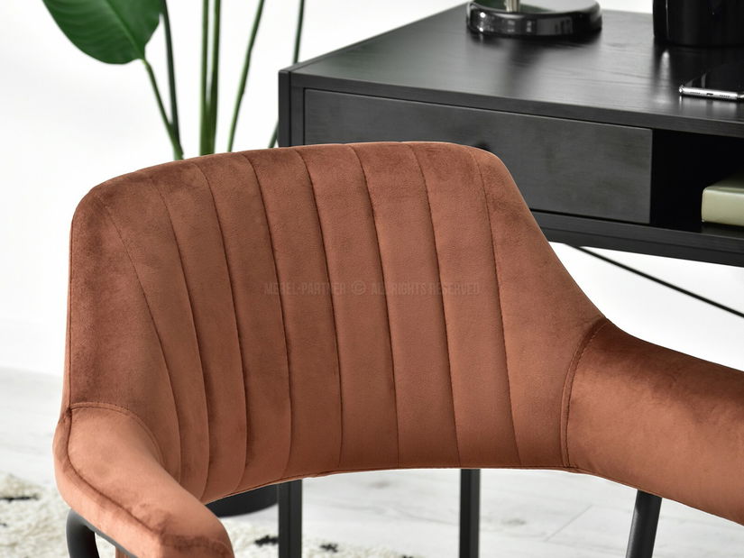 Židle Merylyn (měděná + černá)