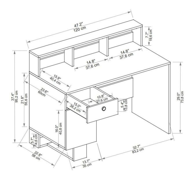  Studentský pokoj Mekali 5 (borovice atlantická + béžová)