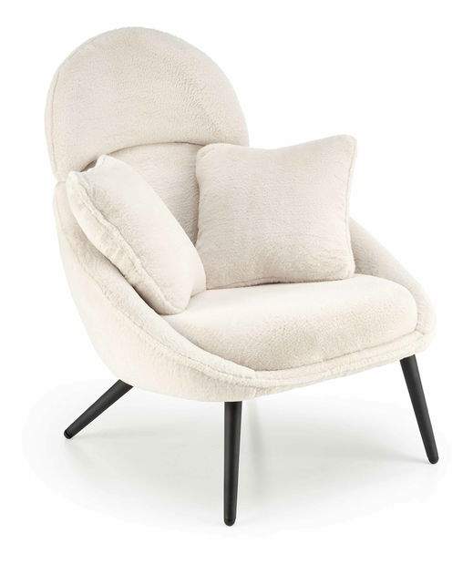 Křeslo Marla (krémová)