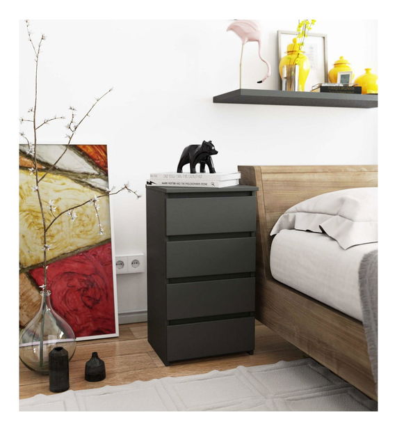 Komoda Cipriano II (šedý grafit)