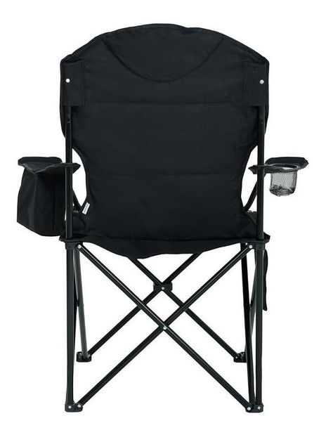 Kempová židle Futo (černá + šedá)