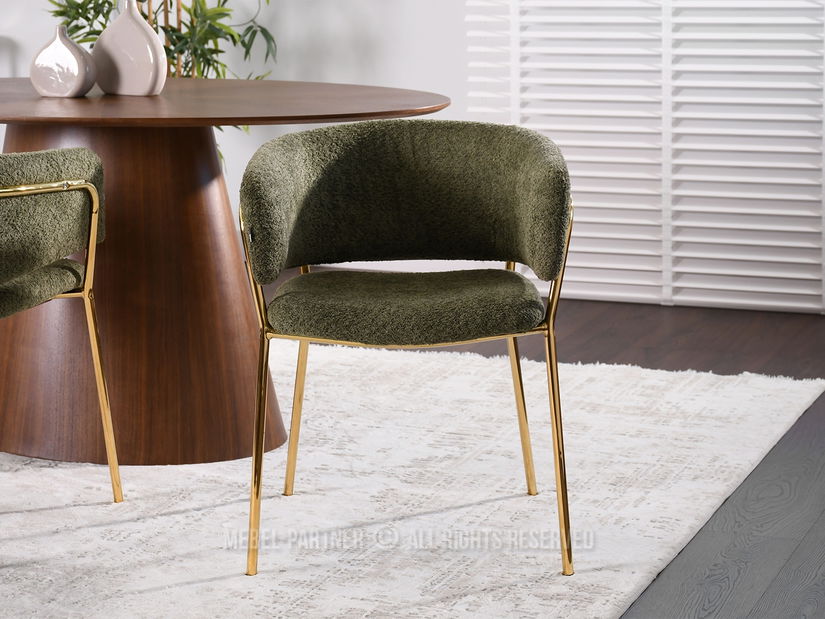 Židle Sorento (zelená + zlatá)