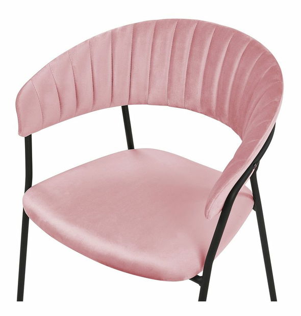 Set 2 ks jídelních židlí Marza (růžová)