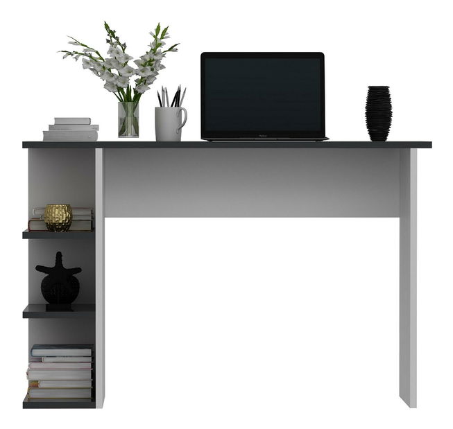  PC stolek Satono (antracit + bílá)